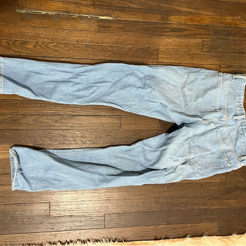 Forever 21 Light Blue Straight Leg Jeans